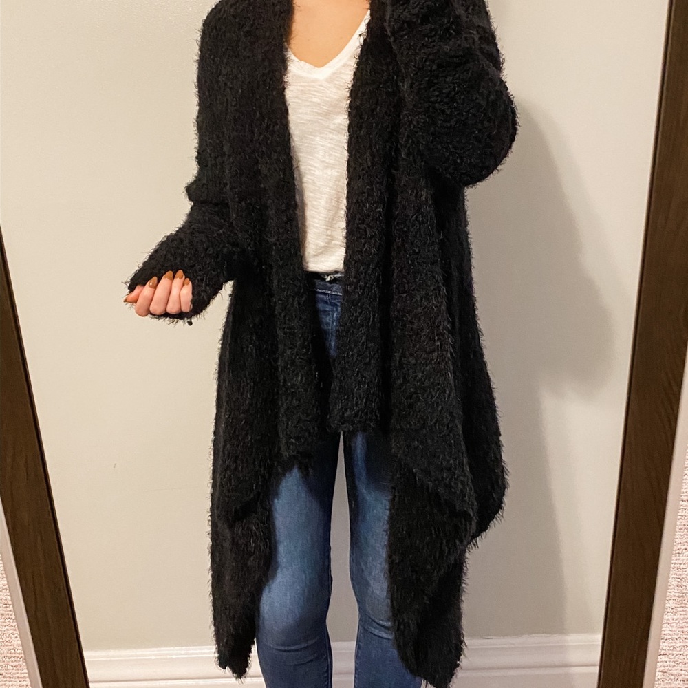 Fuzzy cardigan